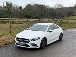 White Used 2019 Mercedes A35 AMG Executive Sedan | £22,995 (Fair price)