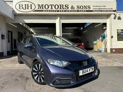 Blue Used 2014 Honda Civic SR Hatchback | £6,988 (Fair price)