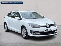 White Used 2015 Renault Mégane GrandTour Dynamique Estate | £6,795 (Fair price)
