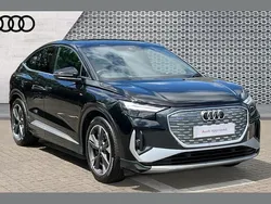 Black Used 2023 Audi Q4 Sportback e-tron S-Line SUV | £31,811 (Super price)