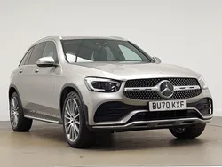 Silver Used 2020 Mercedes GLC300 AMG Line Premium SUV | £30,998 (Fair price)