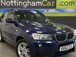 Blue Used 2013 BMW X3 M Sport SUV | £9,995 (Good price)