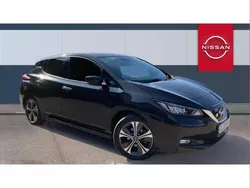 Black Used 2021 Nissan Leaf Tekna Hatchback | £12,335 (Fair price)