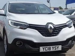 White Used 2018 Renault Kadjar Dynamique SUV | £6,595 (Fair price)
