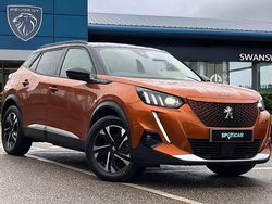 Orange Used 2022 Peugeot e-2008 GT SUV | £14,500 (Fair price)