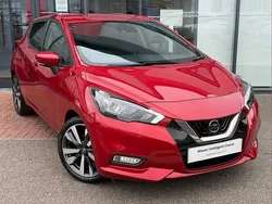 Red Used 2021 Nissan Micra Tekna Hatchback | £12,789 (Fair price)