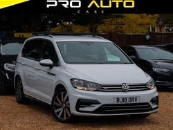White Used 2018 VW Touran R-line MPV | £13,200 (Fair price)