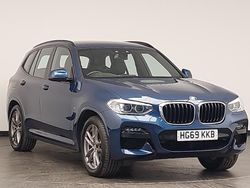 Blue Used 2019 BMW X3 M Sport SUV | £27,498 (Fair price)