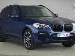 Blue Used 2020 BMW X3 M Sport SUV | £29,624 (Fair price)