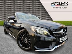 Black Used 2018 Mercedes C200 AMG line Cabriolet | £15,790 (Good price)