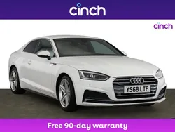 White Used 2018 Audi A5 S-Line Coupe | £16,249 (Good price)
