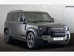 Santorini black Used 2021 Land Rover Defender HSE Dynamic SUV | £55,495 (A bit pricey)