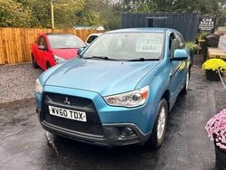 Blue Used 2010 Mitsubishi ASX SUV | £2,995 (Good price)