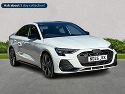 White Used 2025 Audi A3 Black Edition Sedan | £31,779 (Expensive)