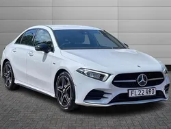 Digital white Used 2022 Mercedes A180 AMG Line Premium Sedan | £23,350 (A bit pricey)