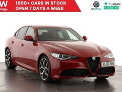 Red Used 2022 Alfa Romeo Giulia Veloce Sedan | £28,899 (Fair price)