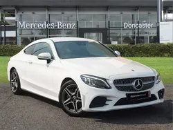 White Used 2020 Mercedes C220 AMG Line Premium Coupe | £17,500 (Good price)