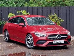 Red Used 2022 Mercedes CLA200 AMG line Estate | £23,998 (Fair price)