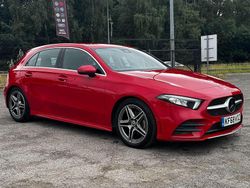 Red Used 2019 Mercedes A180 AMG line Hatchback | £13,395 (Fair price)