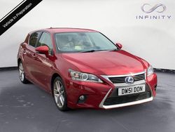 Red Used 2014 Lexus CT200h Luxury Line Hatchback | £11,449 (Fair price)