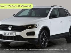 White Used 2021 VW T-Roc Black Edition SUV | £17,955 (Good price)