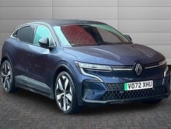Midnight blue with diamond black roof Used 2022 Renault Megane E-Tech Techno Hatchback | £16,995 (A bit pricey)