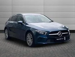 Denim blue Used 2022 Mercedes A180 Executive Hatchback | £21,495 (Fair price)