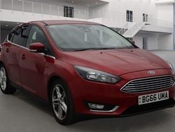Red Used 2016 Ford Focus Titanium Hatchback | £6,495 (Fair price)