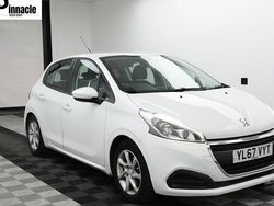 White Used 2018 Peugeot 208 Active Hatchback | £4,695 (Fair price)