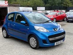 Blue Used 2011 Peugeot 107 Hatchback | £2,495 (Fair price)