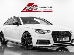 White Used 2018 Audi A4 Black Edition Estate | £15,295 (Fair price)