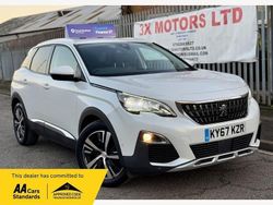 White Used 2017 Peugeot 3008 Allure Hatchback | £8,290 (A bit pricey)