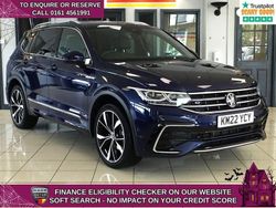 Blue Used 2022 VW Tiguan Allspace R-line SUV | £26,470 (Fair price)