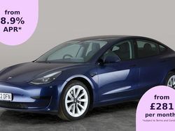 Blue Used 2021 Tesla Model 3 Standard Range Sedan | £18,421 (Fair price)