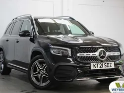 Cosmos black Used 2021 Mercedes GLB220 AMG line SUV | £29,495 (A bit pricey)