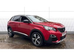 Red Used 2019 Peugeot 3008 Allure SUV | £10,989 (Fair price)