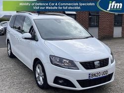Pure white Used 2020 Seat Alhambra Ecomotive MPV | £14,650 (Good price)