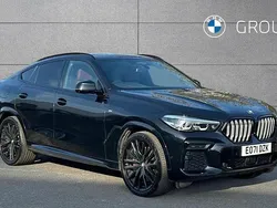 Black sapphire metallic paint Used 2021 BMW X6 M Sport SUV | £45,795 (Fair price)