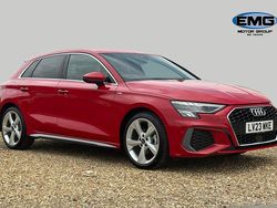 Red Used 2023 Audi A3 Sportback S-Line Hatchback | £25,100 (A bit pricey)