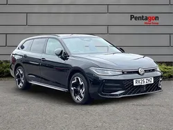 Black Used 2025 VW Passat R-line Estate | £34,495