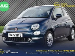 Blue Used 2022 Fiat 500 Dolcevita Hatchback | £10,600 (A bit pricey)