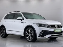 White Used 2021 VW Tiguan R-line SUV | £22,340 (Fair price)