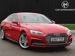 Red Used 2018 Audi A5 Sportback S-Line Hatchback | £14,685 (Good price)