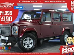Red Used 2015 Land Rover Defender SUV | £34,999 (Fair price)