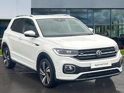 Pure white Used 2022 VW T-Cross R-line SUV | £20,180 (Fair price)