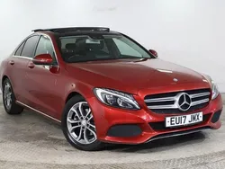 Red Used 2017 Mercedes C220 Premium Plus Sedan | £12,475 (Good price)