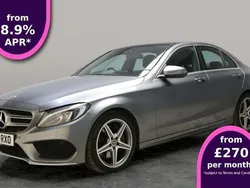 Grey Used 2017 Mercedes C250 AMG line Sedan | £15,089 (Fair price)