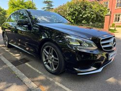 Obsidian black metallic Used 2015 Mercedes E220 AMG line Sedan | £10,800 (Fair price)