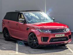 Red Used 2018 Land Rover Range Rover Sport Autobiography Dynamic SUV | £24,974 (Good price)