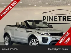 Silver Used 2017 Land Rover Range Rover evoque HSE Dynamic Cabriolet | £17,999 (Fair price)